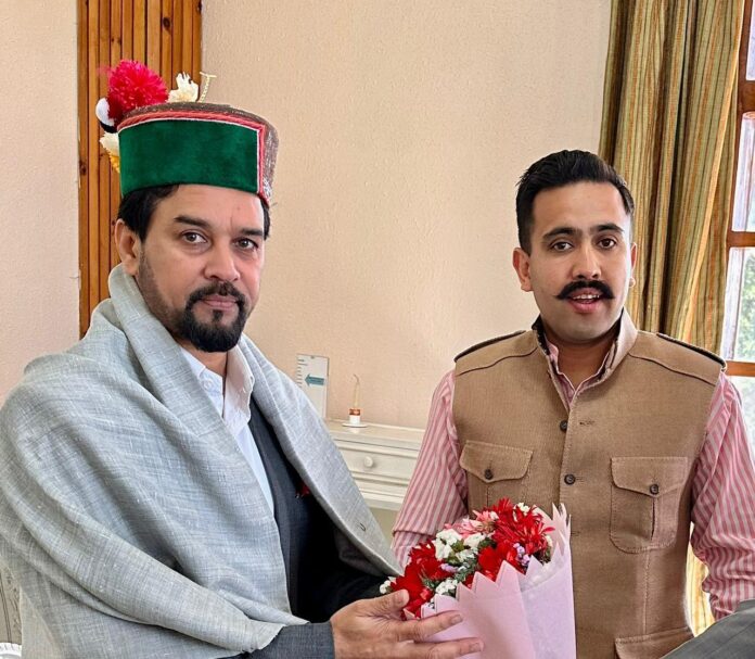 Vikramaditya Singh met Union Minister
