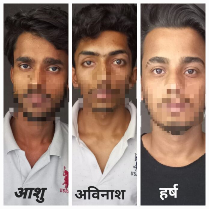 Three accused arrested