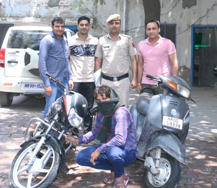 Panipat News/Bike Thief Arrested 