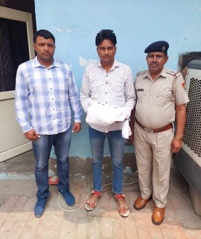 Panipat News/Drug smuggler arrested with 2 kg 240 grams of poppy seeds