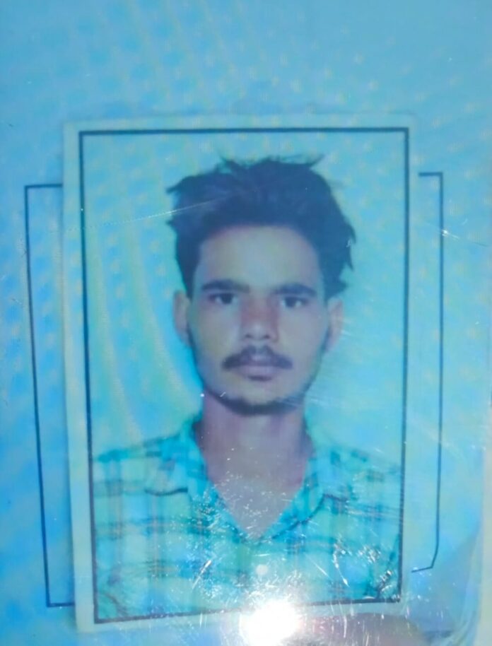 मृतक युवक राहुल की फोटो