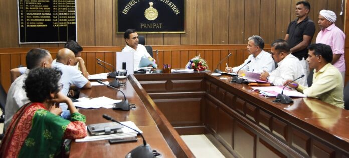 Panipat News/District level Meeting Under Punjab Land Improvement Act