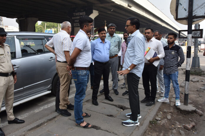 Panipat News/DC Virendra Kumar Dahiya visited GT Road area