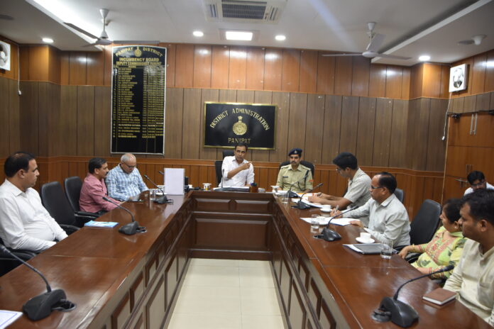 Panipat News/Review Meeting With Officials Regarding Constructions In Illegal Colonies