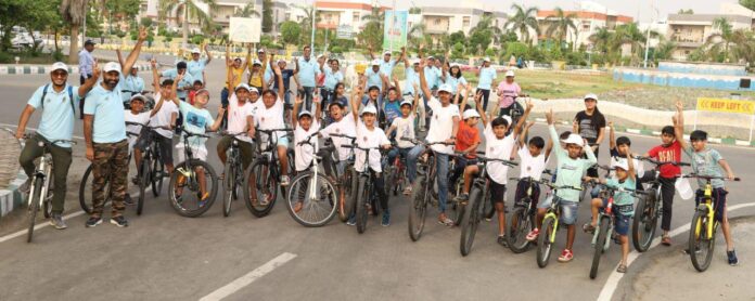 Panipat News/Cyclothon organized in Refinery Township