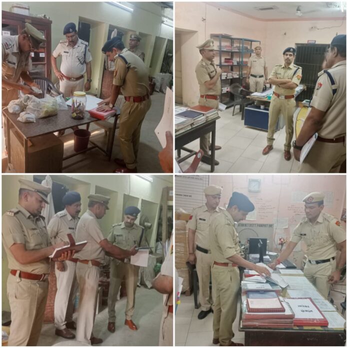 Panipat News/SP Ajit Singh Shekhawat formally inspected the Women's Police Station