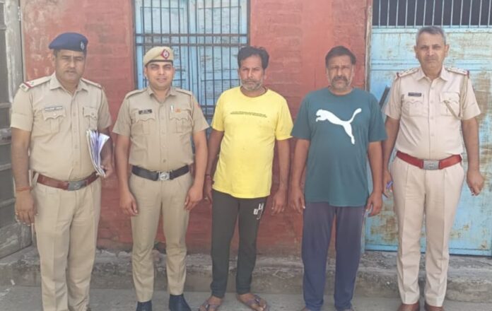 दो आरोपी पुलिस ने किए गिरफ्तार