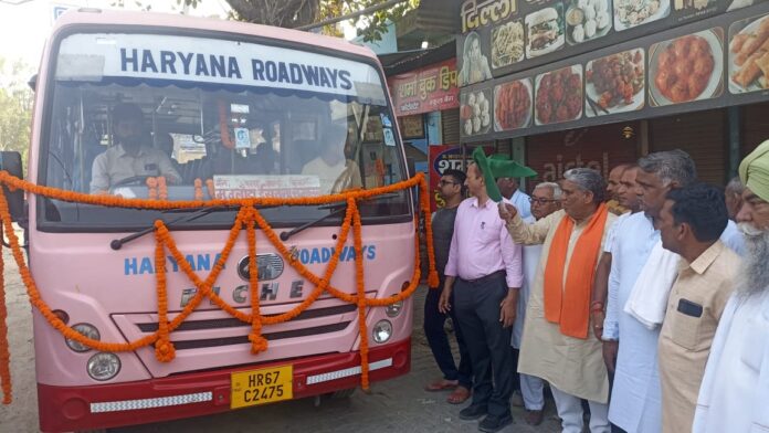 Panipat News/Bus service Started From Madlauda to Haridwar and Samalkha