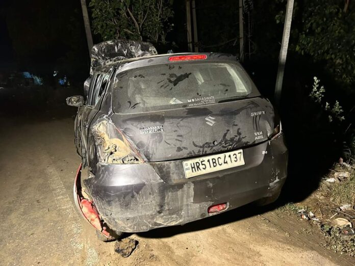 दो व्यक्तियों की मौके पर ही हुई मौत