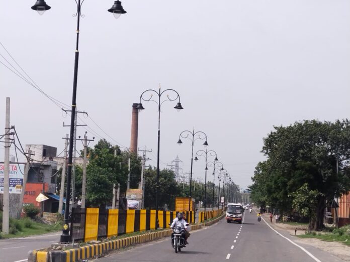 Fancy Tower Lights On Gohana Road