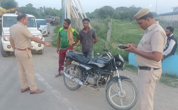 Special Checking Drive Against Triple Riding