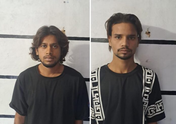 Three accused including a minor arrested for stealing from a factory