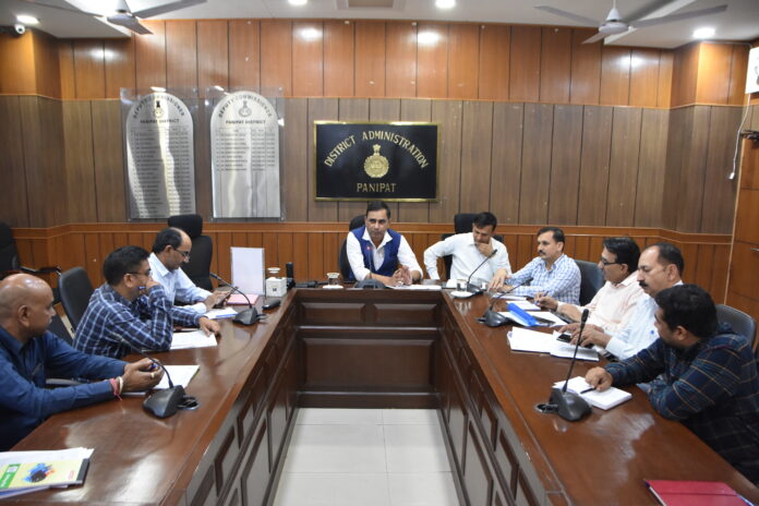 Review meeting to know the current status of the schemes run by the state government