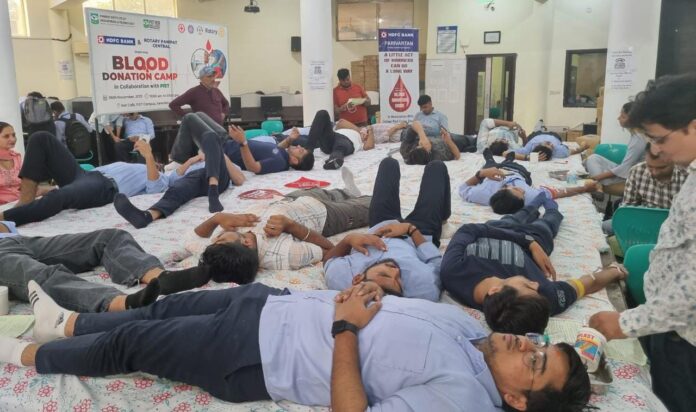 134 Donated Blood in Piet College
