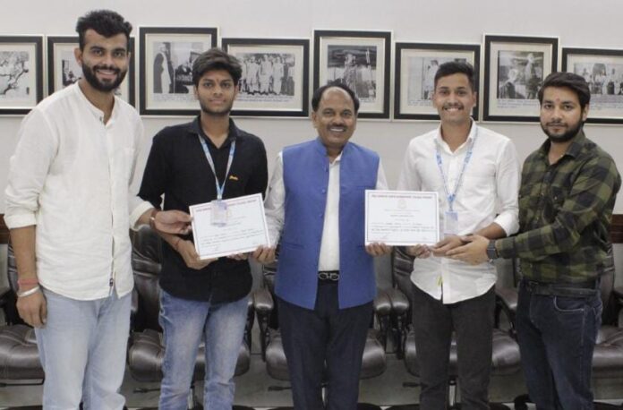 Arya College stood first in photography and second in short film competition.