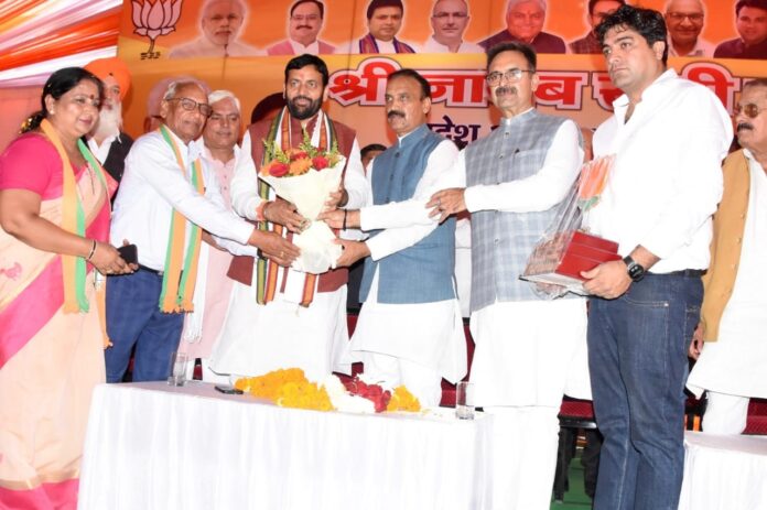 कांग्रेस पार्टी को देश की नहीं वोट की चिंता: नायब सैनी