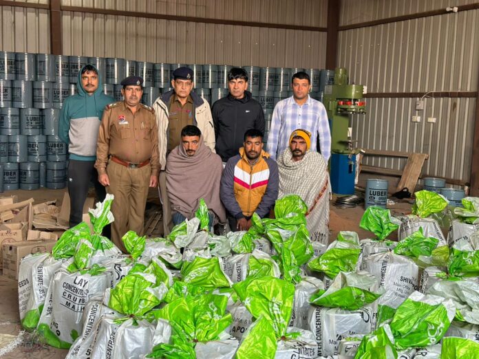Major Action By District Police Against Liquor Smugglers