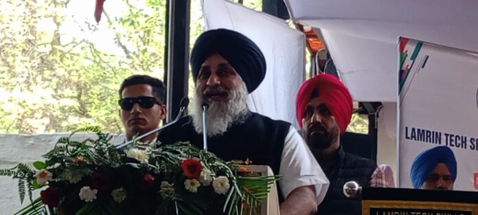 Former Deputy Chief Minister Sukhbir Singh Badal