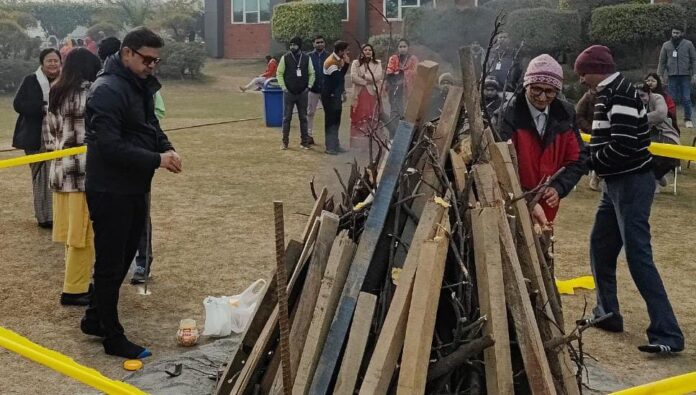 Lohri festival celebrated in Piet