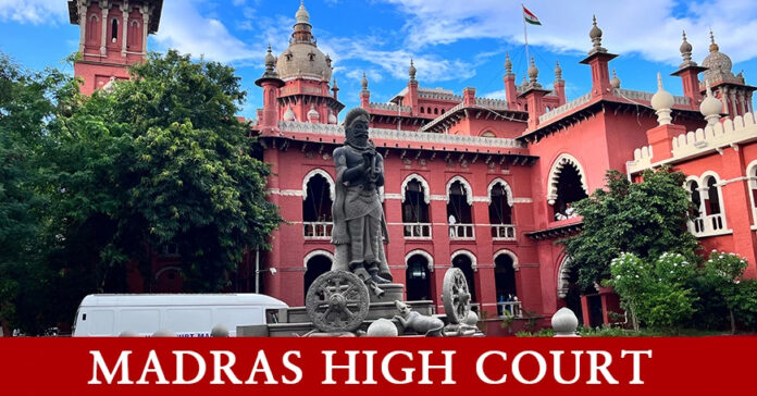 Madras High Court Order
