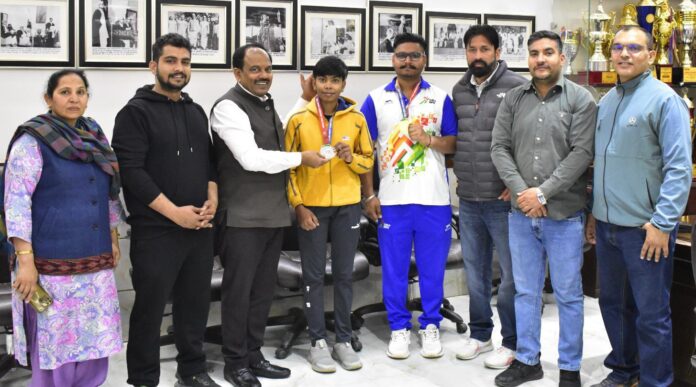 Arya College Panipat Won Gold Medal in Shooting