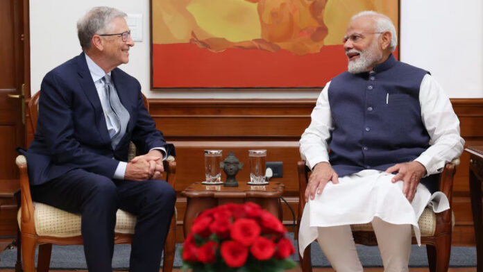 PM Modi Bill Gates Talks