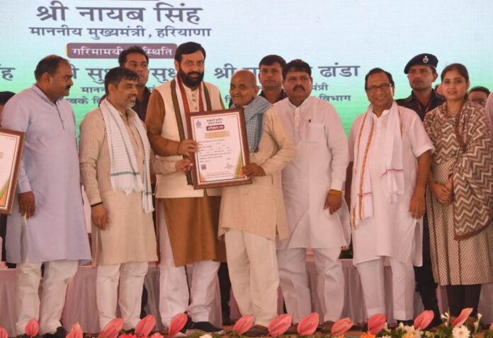 Panipat News : केन्द्र व राज्य की डबल इंजन सरकार असल मायने में गरीब हितैषी : मुख्यमंत्री