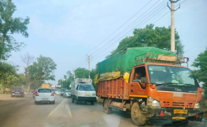Tawadu-Sohna road jammed once again