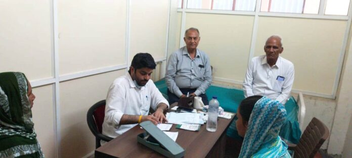 Free medical camp organized, health checkup of 113 patients