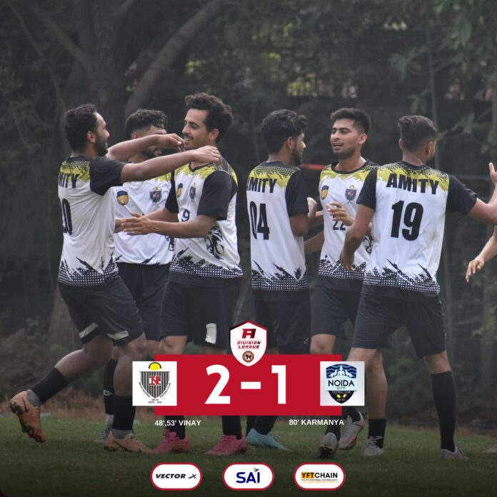Amity Indian National Football Club का शानदार प्रदर्शन
