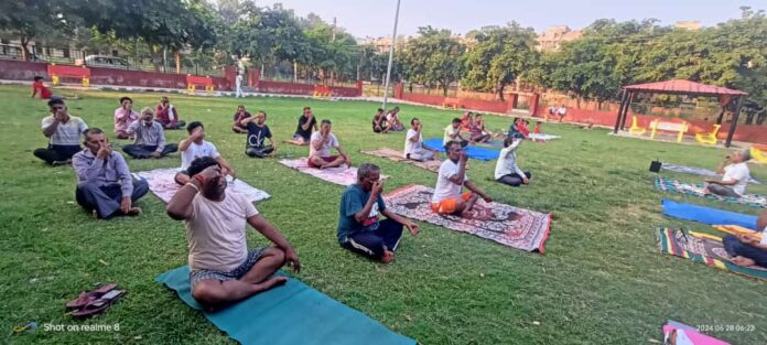 Panchkula News: पतंजलि  द्वारा आशियाना  सेक्टर 20  में  नि:शुल्क योग का शुभारंभ 