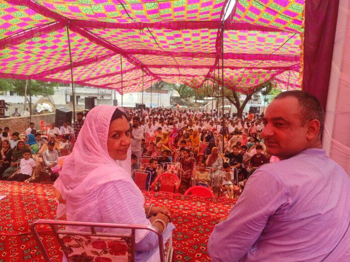 Sharmila became councilor after getting maximum votes in the state, announced to contest elections by organizing a program in village Ladawas.