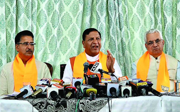 प्रदेश में माफिया का राज : डॉ. बिंदल