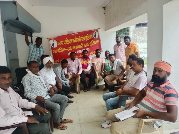 Naraingarh News : सागर बने नगर पालिका कर्मचारी संघ के प्रधान व धर्मवीर बने सेक्रेटरी