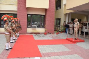 Superintendent of Police Ambala Mr. Jashandeep Singh left the charge of Ambala district