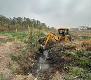 ध्य नजर वार्ड नंबर 11 में ड्रेनों की करवाई सफा