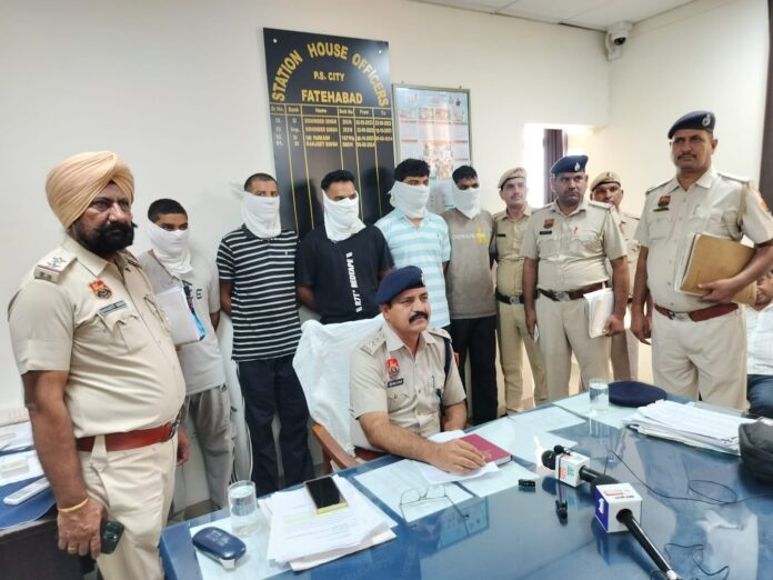 Fatehabad News : गोली हत्याकांड का मुख्य साजिशकर्ता एवं शूटरों सहित 5 आरोपी पकड़े