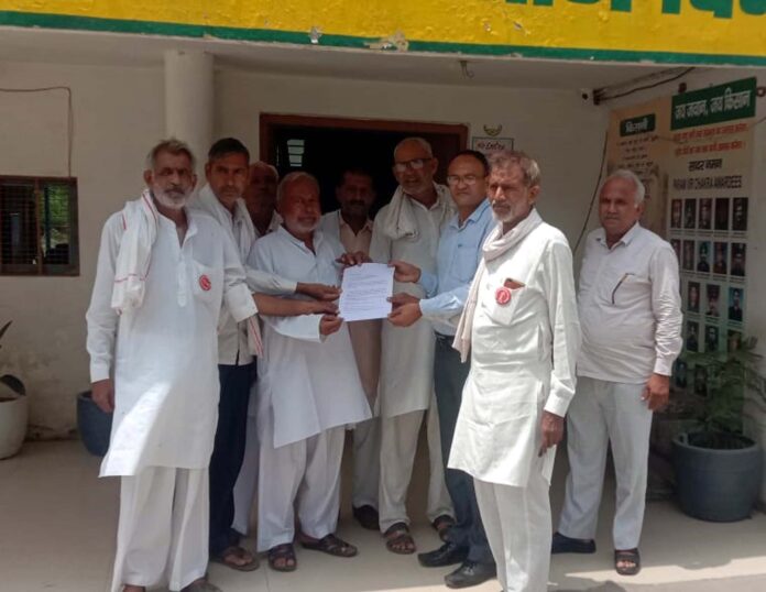 Kisan Sabha sent memorandum to Agriculture Minister and Agriculture Director