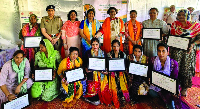 Women's Commission Chairperson Renu Bhatia reached the program "My Rights, My Security".
