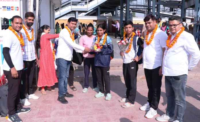 Players of Raj International School shine in CBSE National Taekwondo Championship