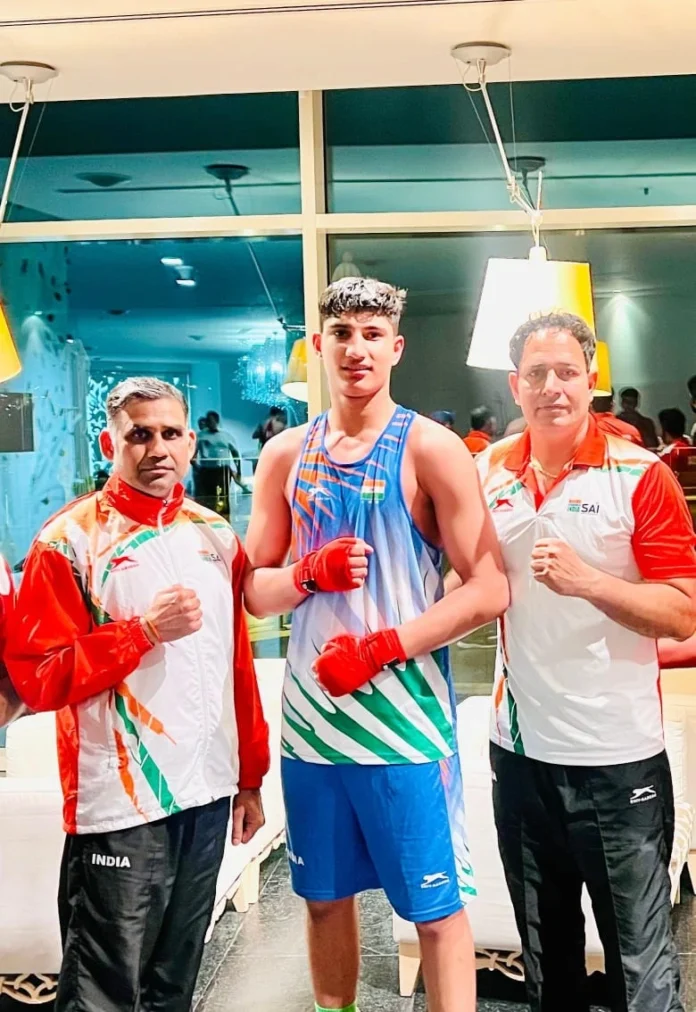 Boxer Hemant Sangwan of village Khedi Bura won gold in USA