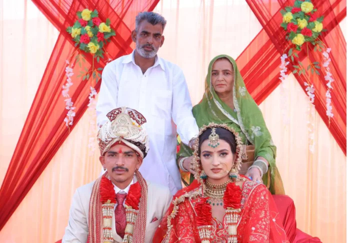 -Graduate youth got married simply by taking one rupee and a coconut as dowry