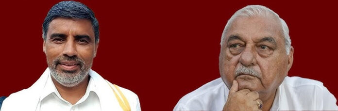 नौकरियों के मुद्दें पर महिपाल ढांडा व पूर्व सीएम हुड्डा के बीच हुई बहस