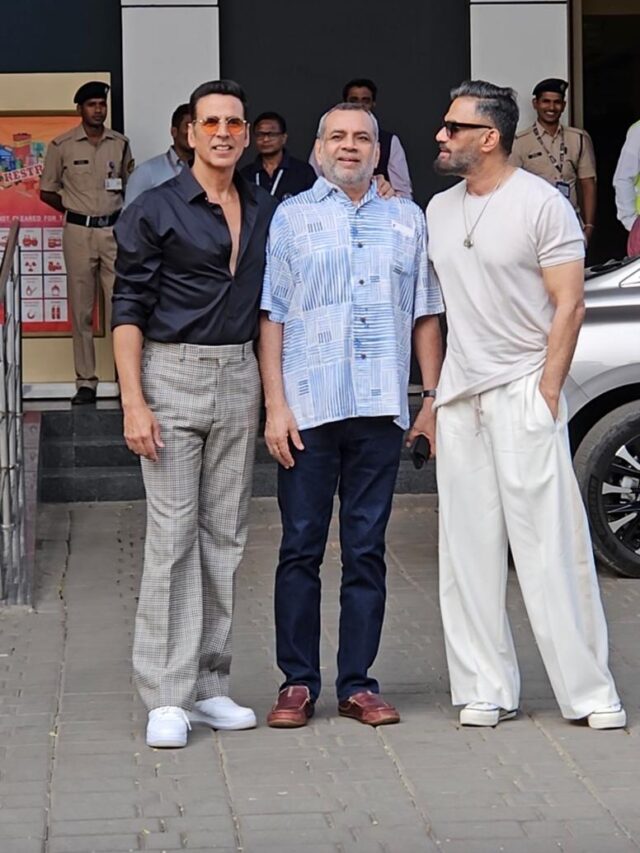 Preparations for 'Hera Pheri 3'! Raju, Shyam and Babu Bhaiya seen together