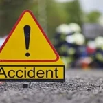 Tractor and Bus Collide
