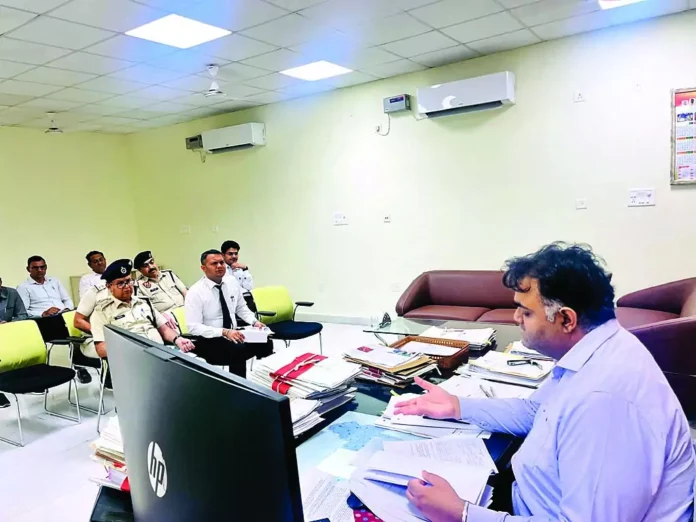 A review meeting of identified crime cases concluded under the chairmanship of Deputy Commissioner Munish Sharma