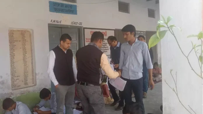 Board exams are being conducted without any cheating in the district, officials are conducting surprise inspections