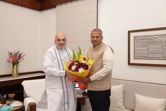 Emphasis on education, health reform and paperless administration in Chandigarh, state president Jitendra Pal Malhotra met Home Minister Amit Shah