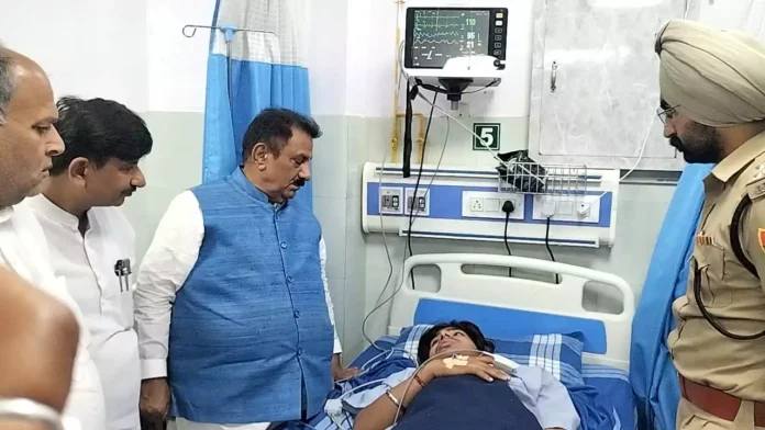 घायलों के उपचार सारा खर्च वहन करेंगे पूर्व राज्यमंत्री सुभाष सुधा