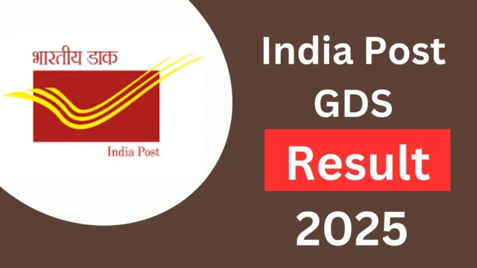 Indian Post GDS released its first merit list